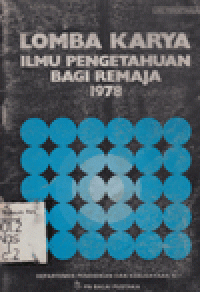 Lomba Karya Ilmu Pengtahuan Bagi Remaja 1978