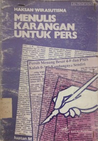 Image of Menulis Karangan Untuk Pers